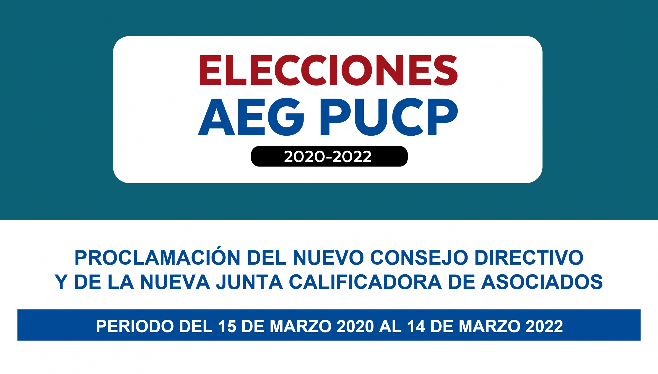 Proclamación del nuevo Consejo Directivo y de la Nueva Junta